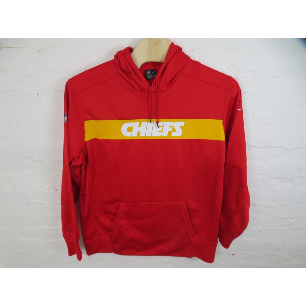 Kansas City Chiefs Hoodie Mens 2XL Red Nike NFL Football On Field Sweatshirt
